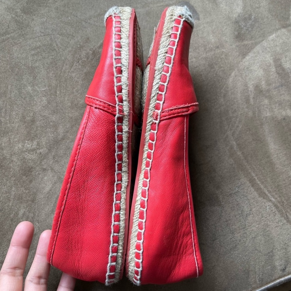 Coach Genuine Leather Rhodelle Espadrille Flat Loafers
Slip-On Shoes Size US 6 - Picture 5 of 10
